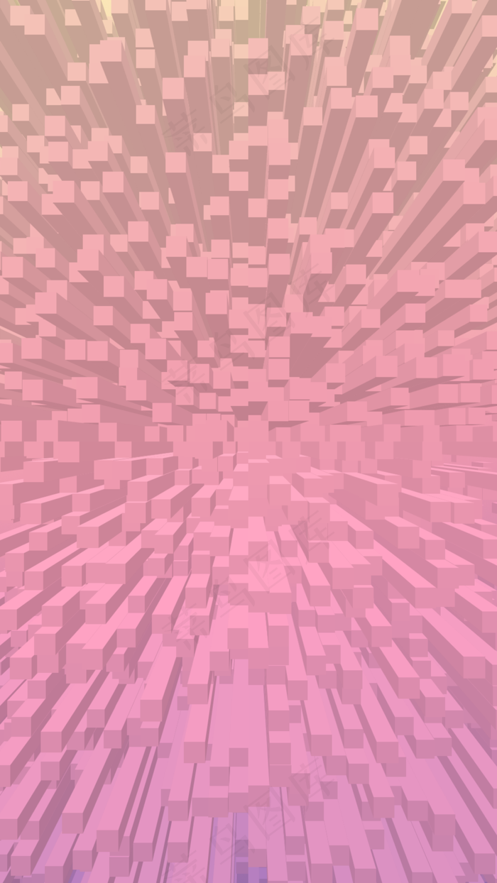 柱状渐变海报背景