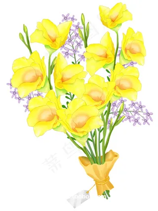 黄色鲜花 鲜花
