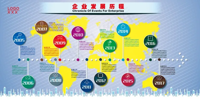 公司文化墙公司展板背景psd模版下载