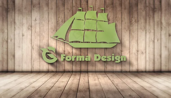 木质底logo样机 木质底logo样机