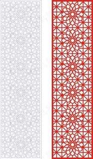 矢量镂空花纹边框底纹中式