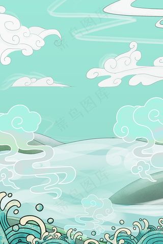 中式剪纸锦鲤鱼 