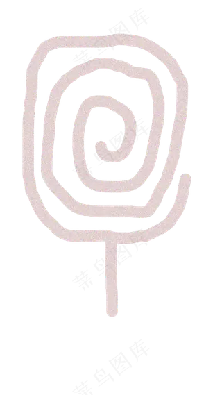 粉色可爱棒棒糖图案
