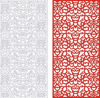 矢量镂空花纹边框底纹欧式