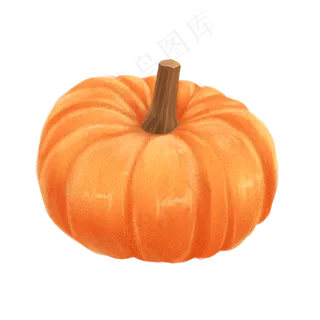 手绘卡通南瓜蔬菜