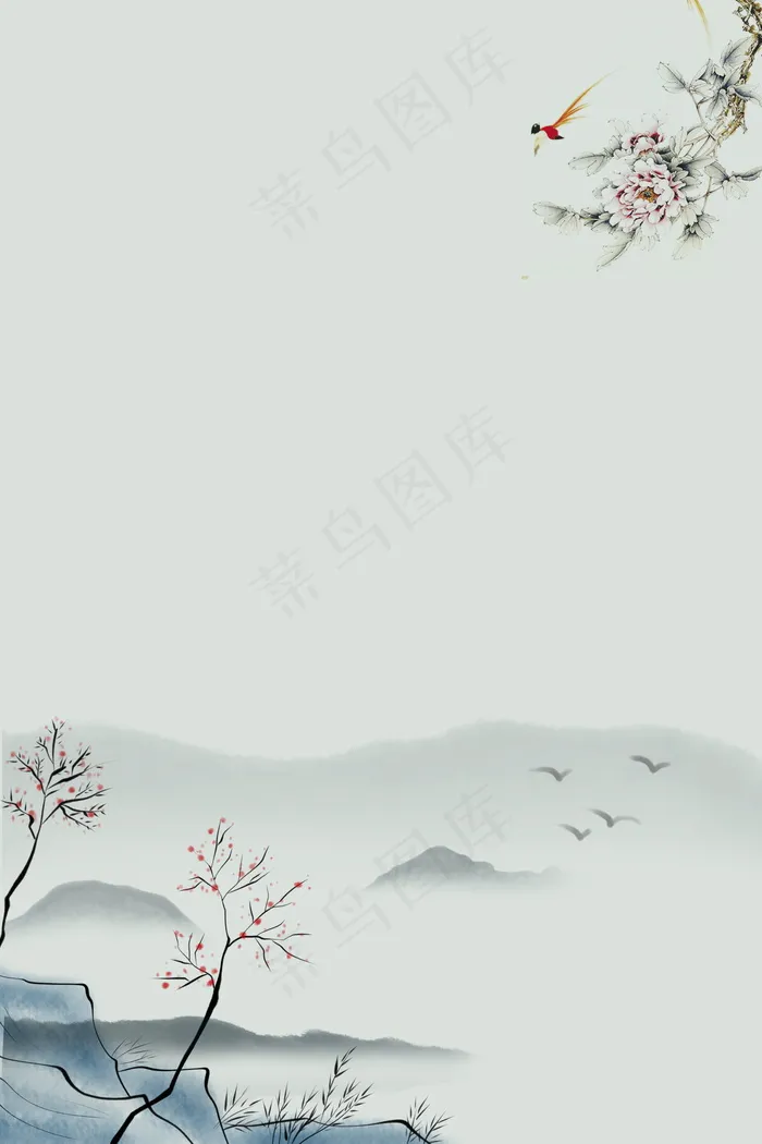 中国风 中国风背景图片psd模版下载