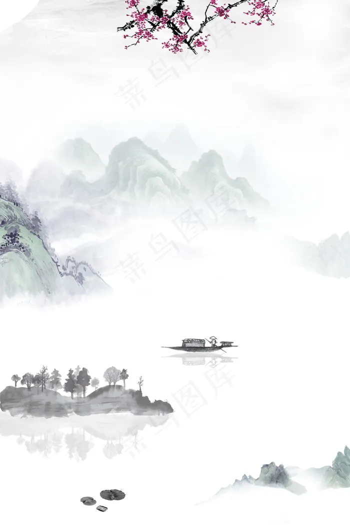 中国风 中国风背景图片psd模版下载