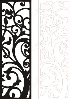 矢量镂空花纹边框底纹欧式