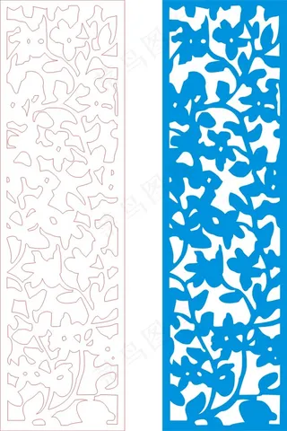 矢量镂空花纹边框底纹欧式