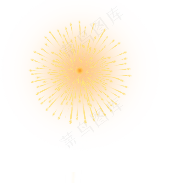 缤纷烟花礼花元素(2000*2000px 300 dpi )psd模版下载
