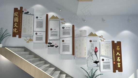 阅读教育校园文化墙