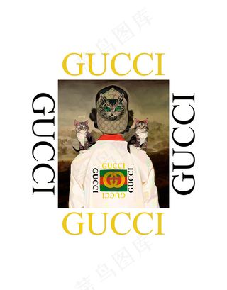 古驰猫卫衣T恤潮牌印花