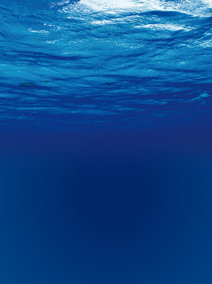 蓝色深海图
