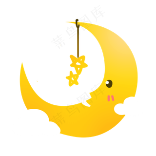 创意简约卡通月亮
