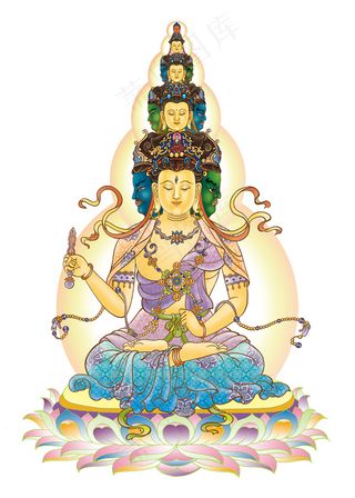 四十观音之06持杵观音