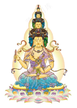 四十观音之06持杵观音