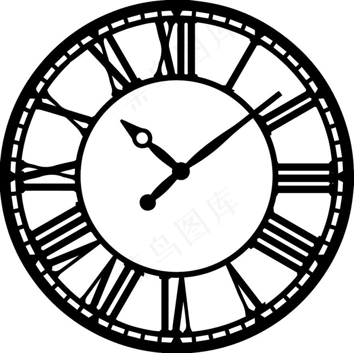 罗马时钟矢量钟表