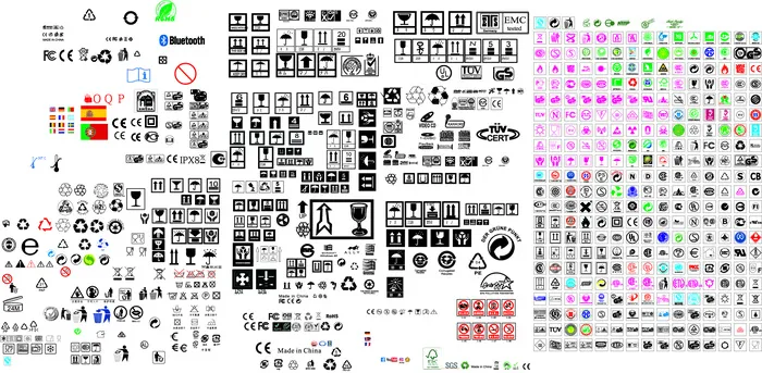 所有环保标志ai矢量模版下载