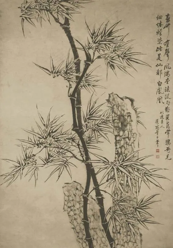 水墨古风竹画4