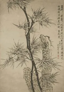 水墨古风竹画4 水墨古风竹画4