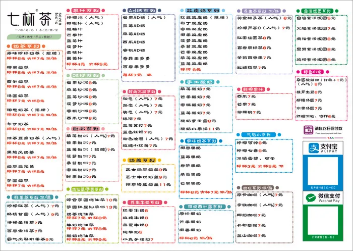 20200829七杯茶cdr矢量模版下载
