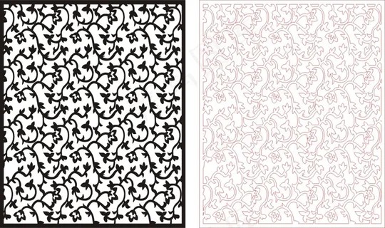 矢量镂空花纹边框底纹欧式