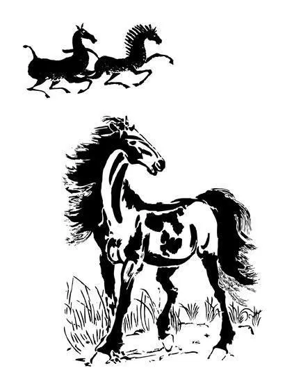 矢量千里马cdr矢量模版下载