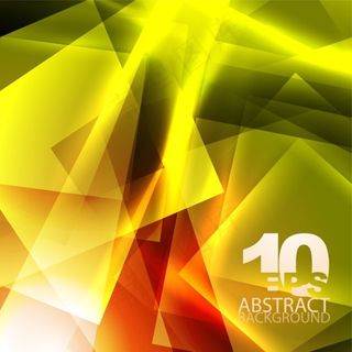 黄色背景素材矢量图