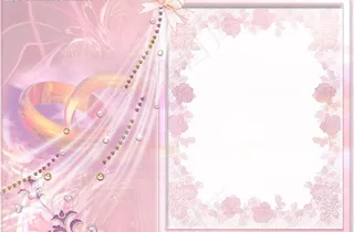 漂亮的婚礼相框图片