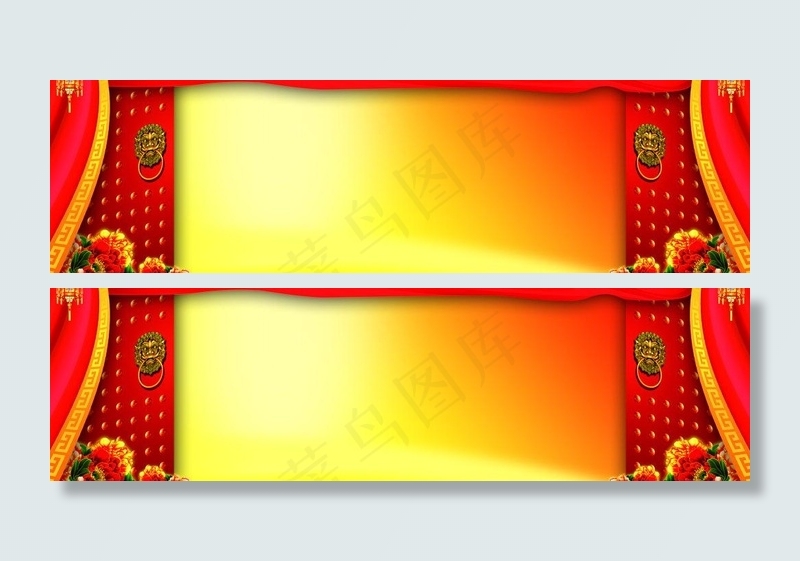 开门红图片psd模版下载