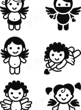 卡通天使图片