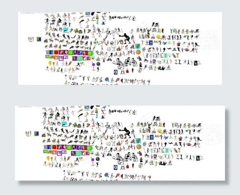体育人物图片eps,ai矢量模版下载