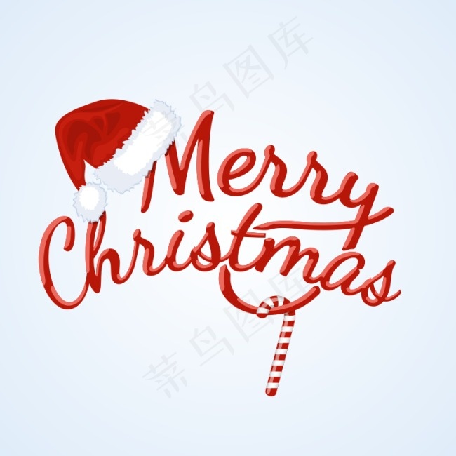 Merry Christmas矢量...ai矢量模版下载