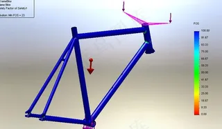 自行车的车架安全系数分析