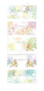 变幻花纹矢量素材