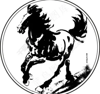 奔马（位图）图片