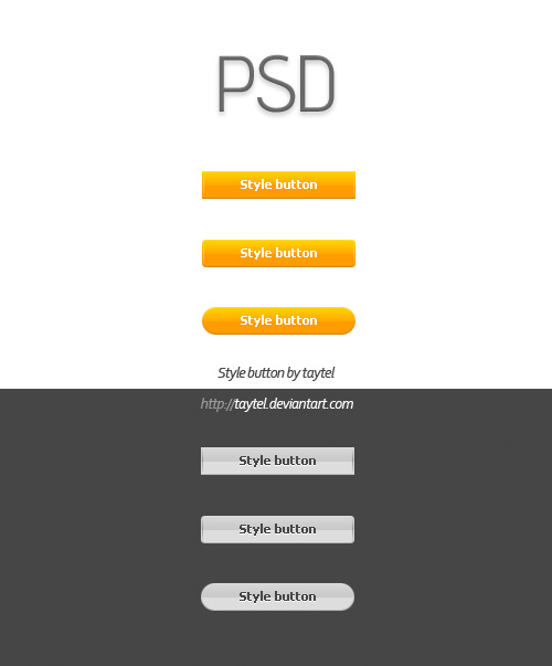 简洁质感PSD按钮素材下载psd模版下载