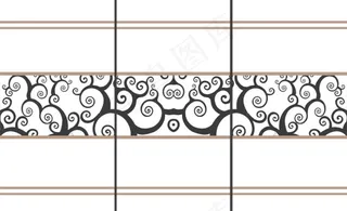 抽象移门图案设计