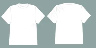 空白t恤模版图片