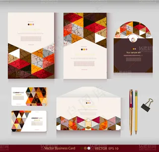 精美办公VIS导视设计矢量素材