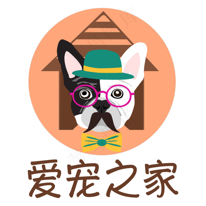 APPlogo 爱宠之家 PSD格式分层psd模版下载