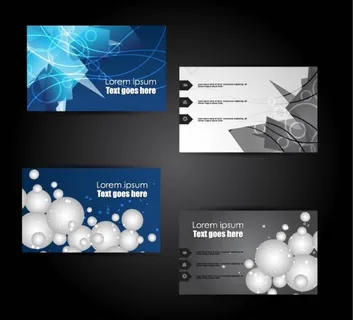 素色抽象艺术名片