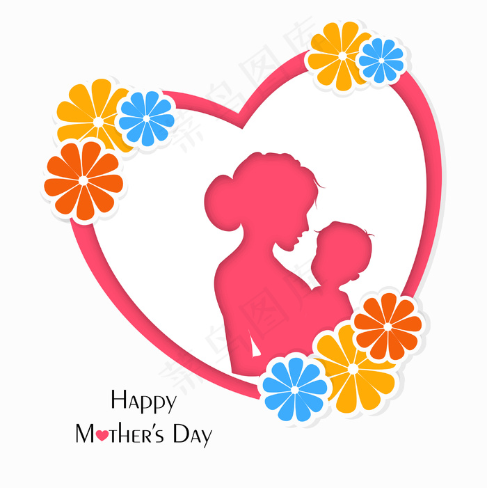 母亲节庆典贺卡设计