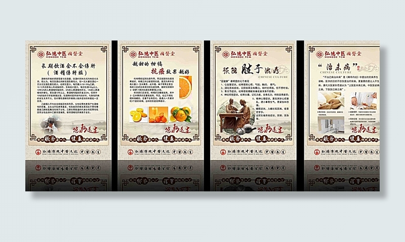中医宣传挂图图片(3071X4252(DPI:120))psd模版下载