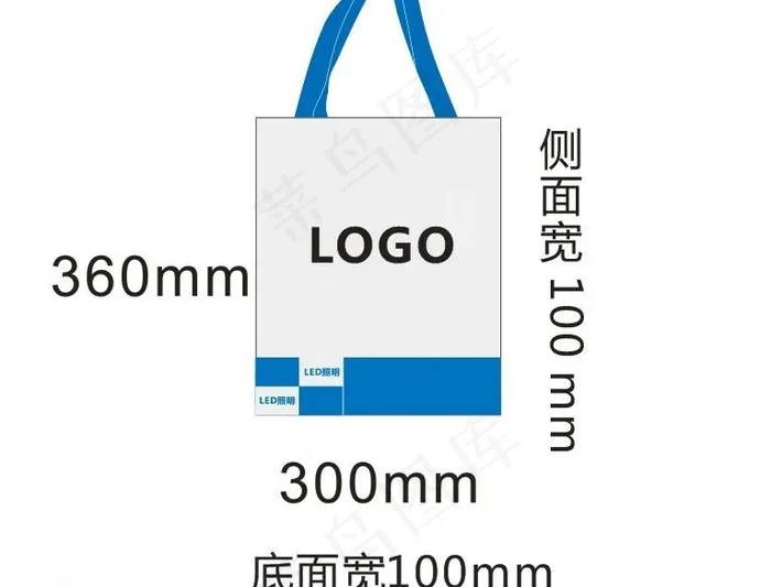 公司环保袋cdr矢量模版下载