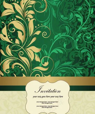 欧式花纹背景图片