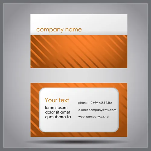 黑白企业商务名片