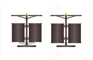 欧式垃圾桶图片