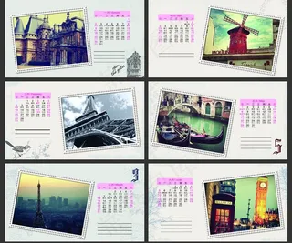 台历相框模板图片