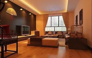 中式风格奢华客厅图片